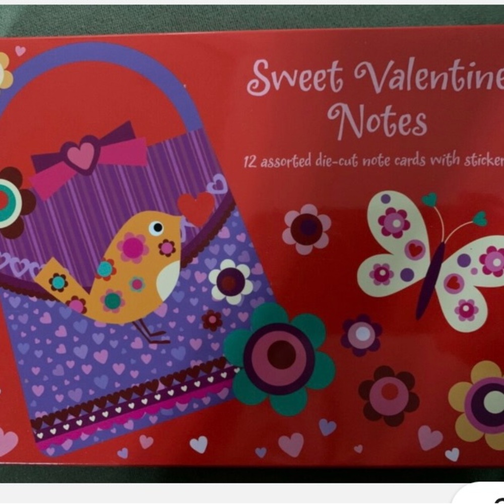 Papyrus Sweet Valentine Notes - Red and Pink